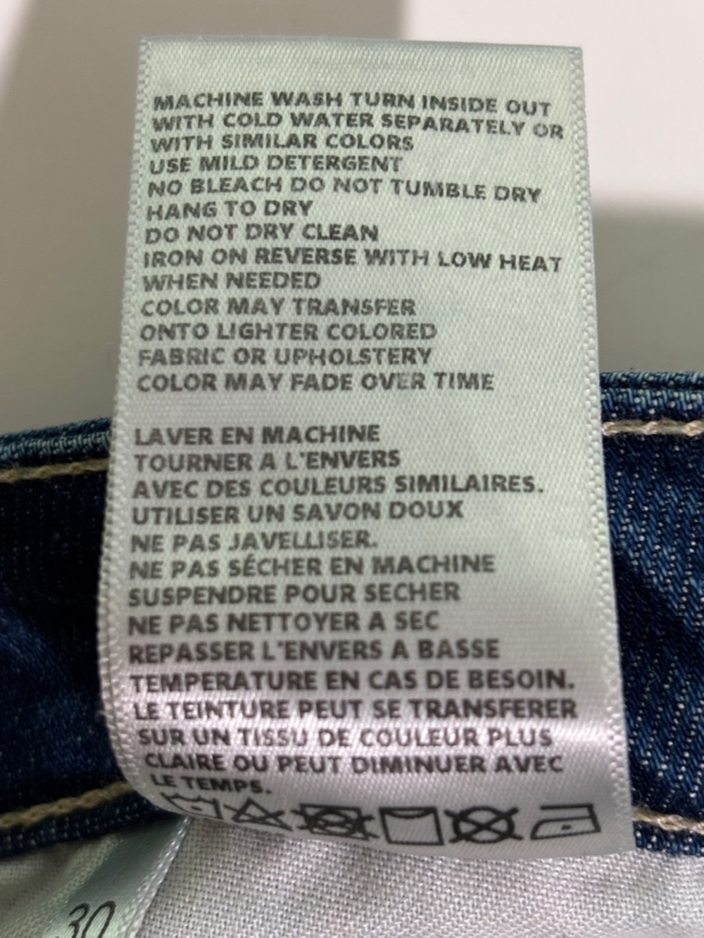 L’AGENCE Ruth high rise jeans women’s size 30 frayed raw hem with stretch comfy - Picture 8 of 11